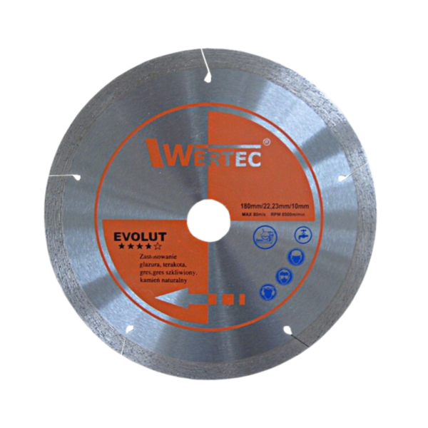 Tarcza diamentowa EVOLUT 180MMx1.8x10 x 22.23 - EV