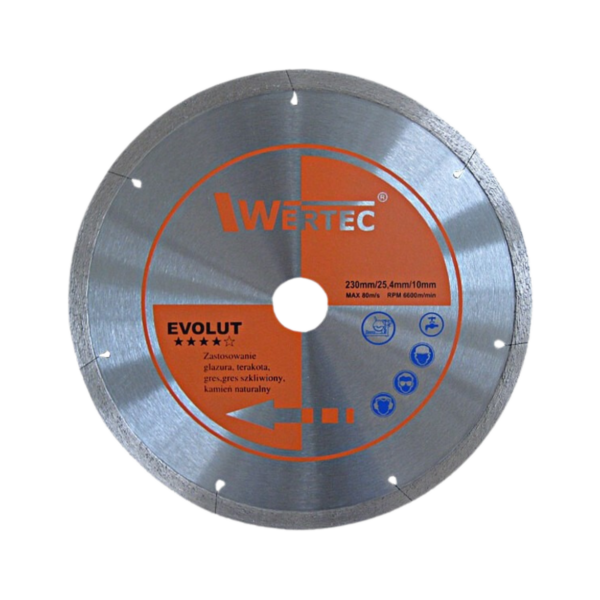 Tarcza diamentowa EVOLUT 230MMx2.0x10 x 22,23 - EV