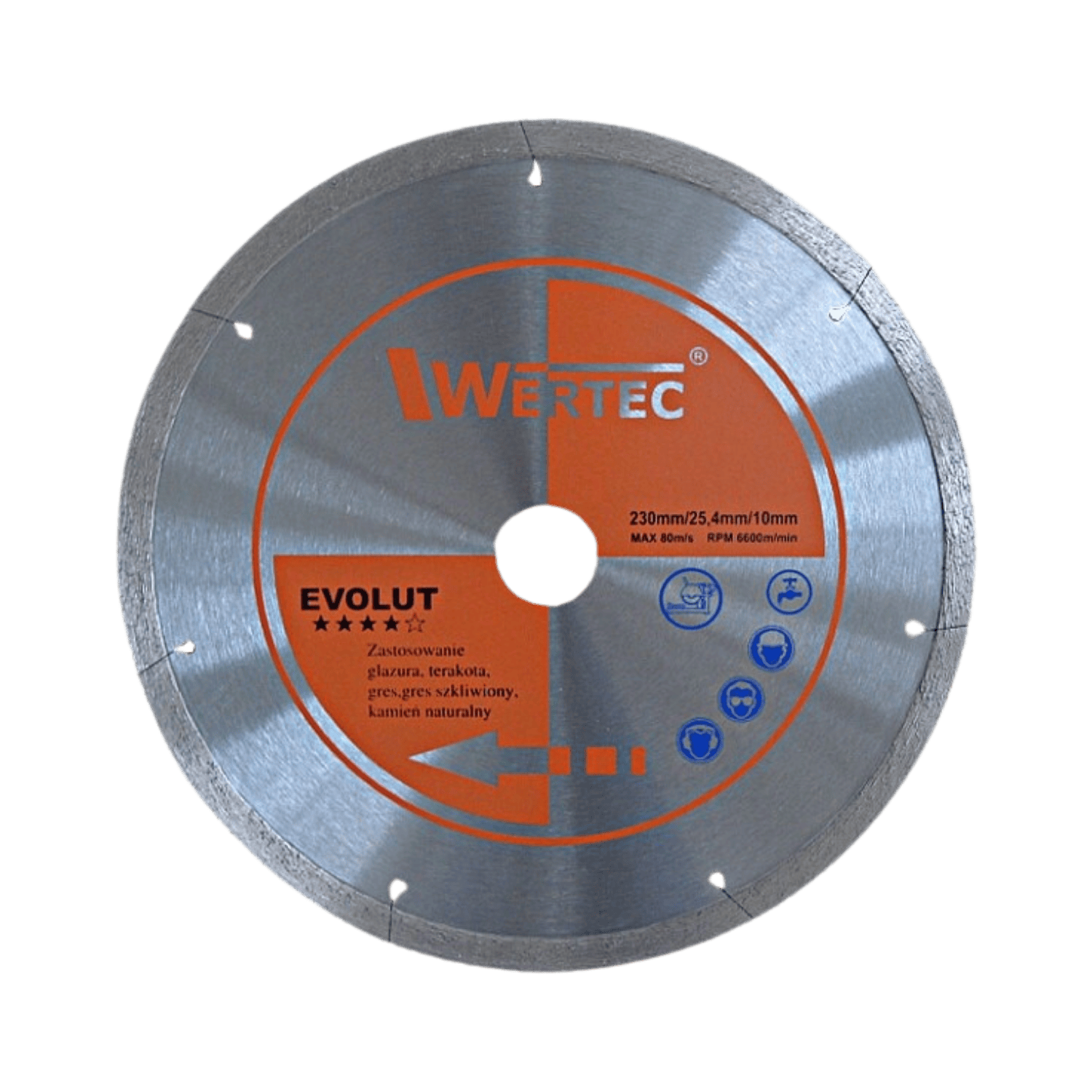 Tarcza diamentowa EVOLUT 230MMx2.0x10 x 25,4 - EVO