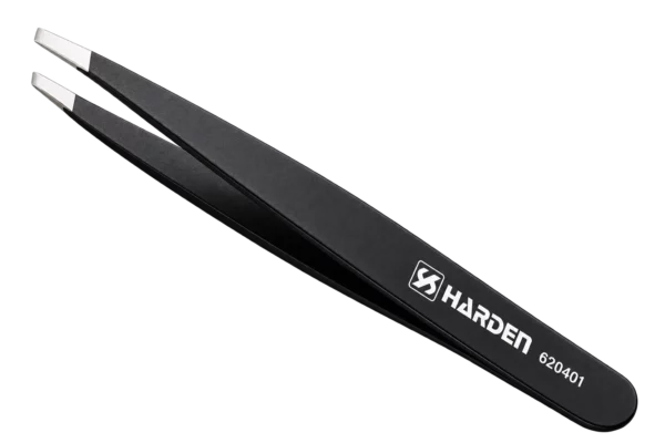 Pinceta antystatyczna 120mm płaska HARDEN
