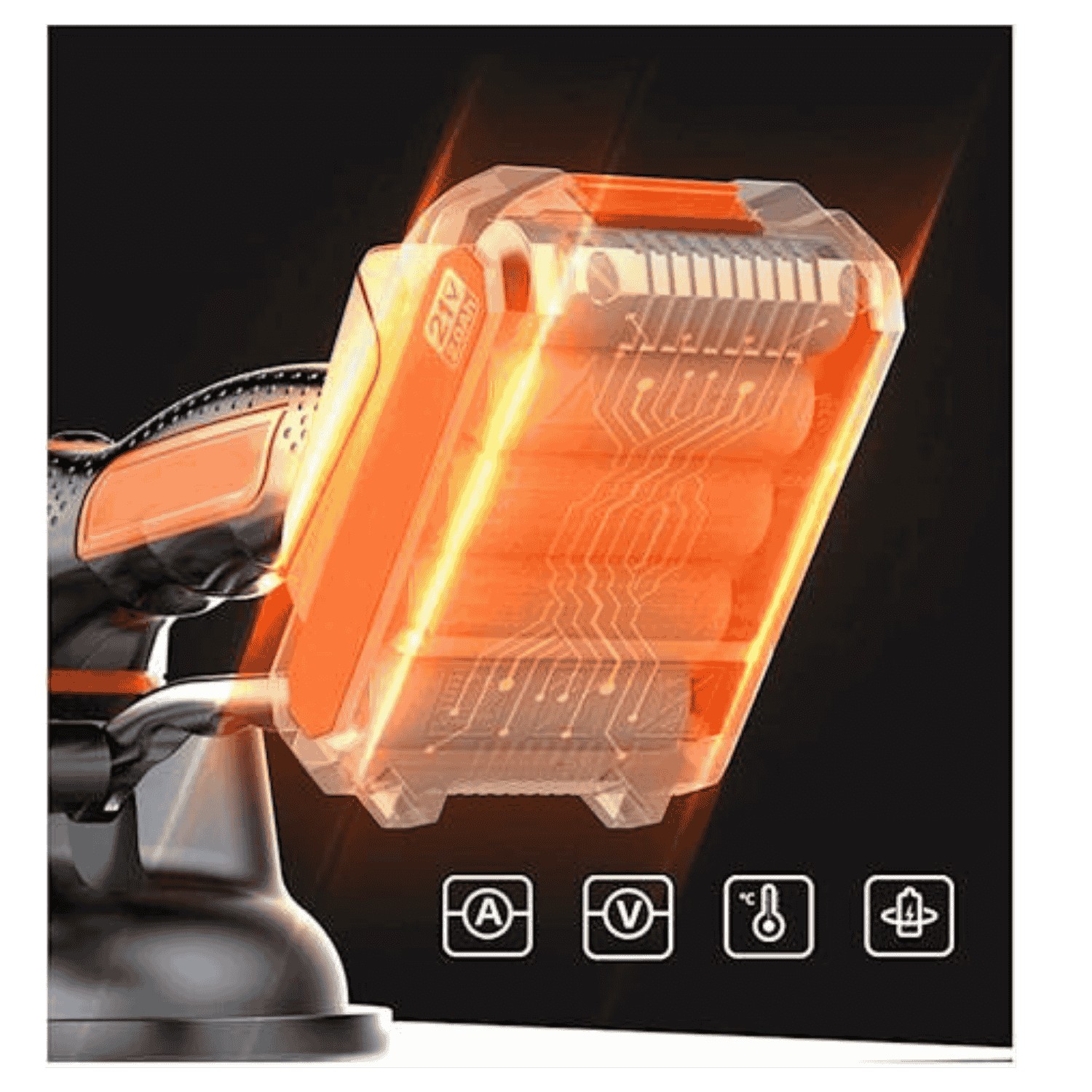Przyssawka wibracyjna aku 2x21v 2000mAh WERTEC - W - obrazek 3