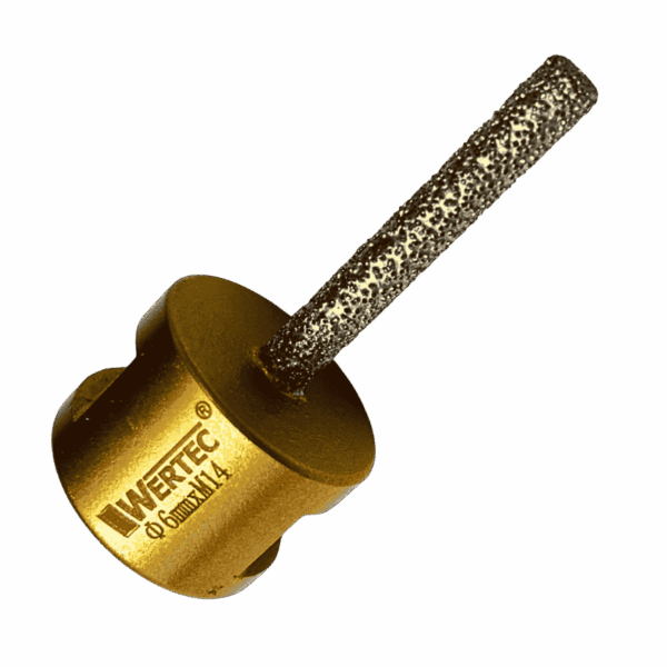 Frez lutowany próżniowo 06x50mm x M14 WERTEC - WTA