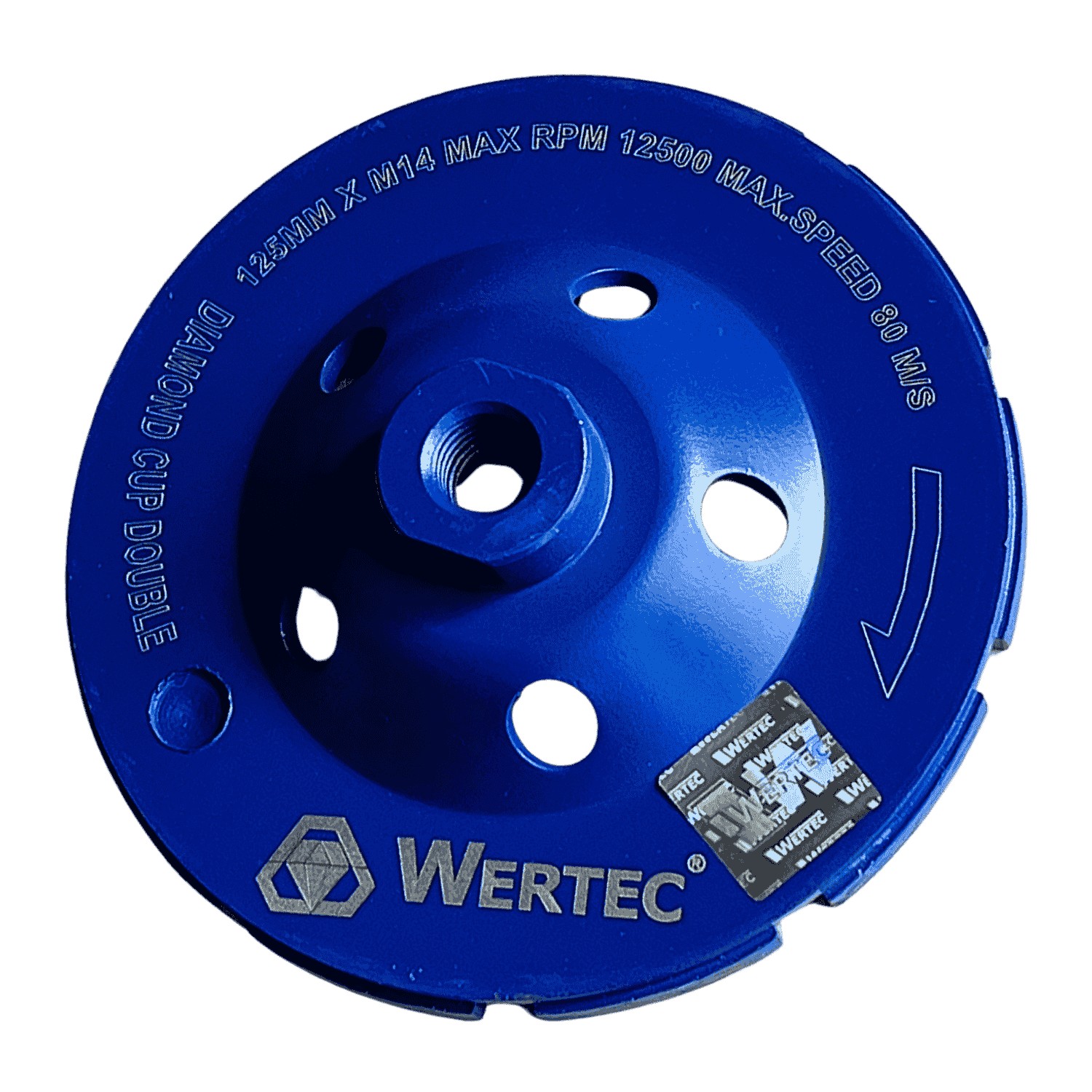 Tarcza Diamentowa do szlif.125xM14 DOUBLE WERTEC - - obrazek 2