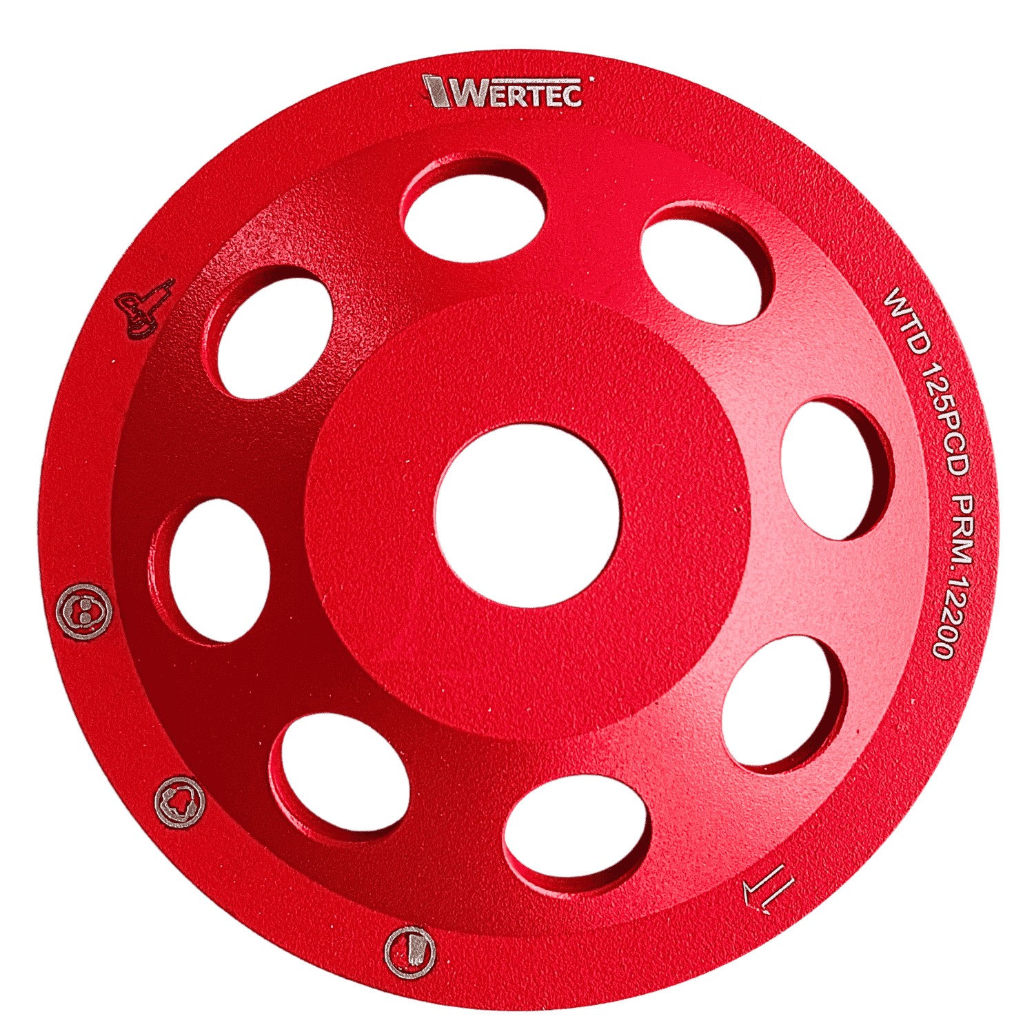 Tarcza garnkowa PCD 125mm WERTEC - WTD125PCD - obrazek 2