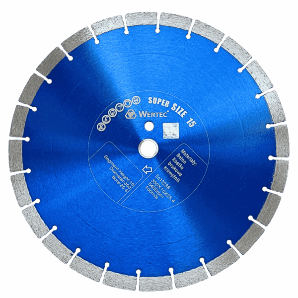 Tarcza diamentowa 350x25,4x15mm HP - WTHP3501525