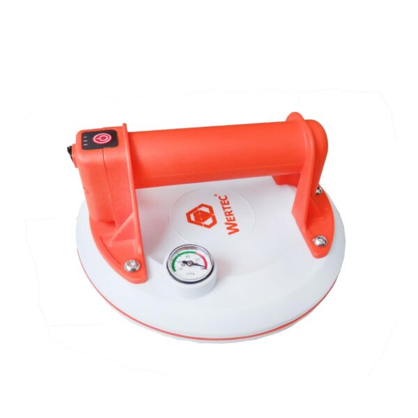 Przyssawka próżniowa automatyczna 200mm z manometrem biała